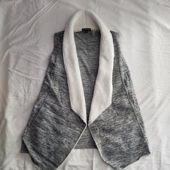 Gray Cardigan Vest [Almost Famous] [Size S] - Picture 3 of 5